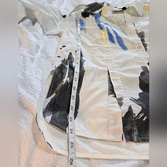 3.1 Phillip Lim Printed Collared Button Up Shirt Women's Size 0 EUC - Picture 13 of 13